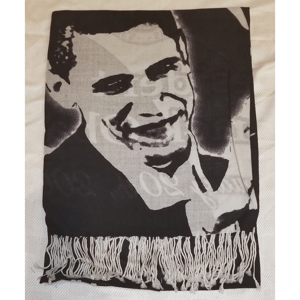 President Obama Inaugural 2009 Scarf - In Off White